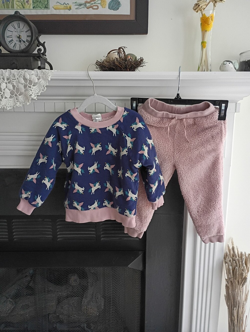 Hanna Andersson 3t Reversible Sweatshirt Set